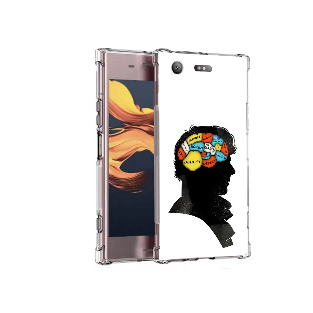 

Чехол MyPads Tocco для Sony Xperia XZ1 Compact темный рисунок (PT91855.237.640), Прозрачный, Tocco