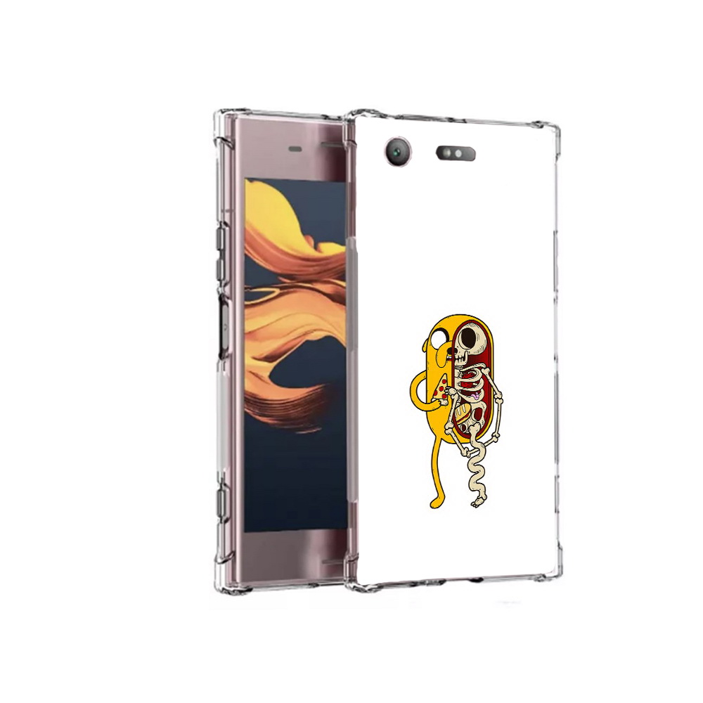 

Чехол MyPads Tocco для Sony Xperia XZ1 Compact Джейк скелет (PT91855.237.64), Прозрачный, Tocco