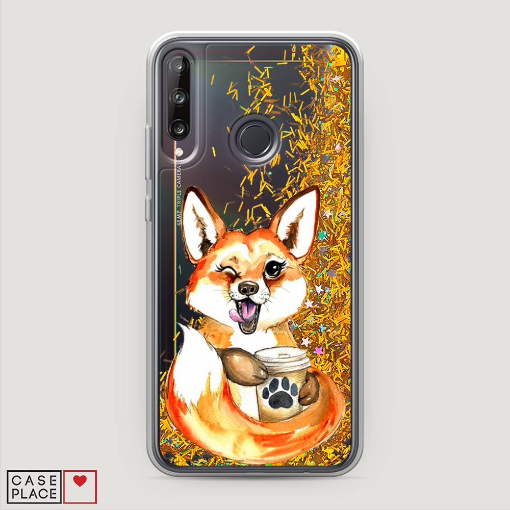 

Чехол Awog "Подмигивающая лиса с кофе" для Huawei Y7p, 6103390-1