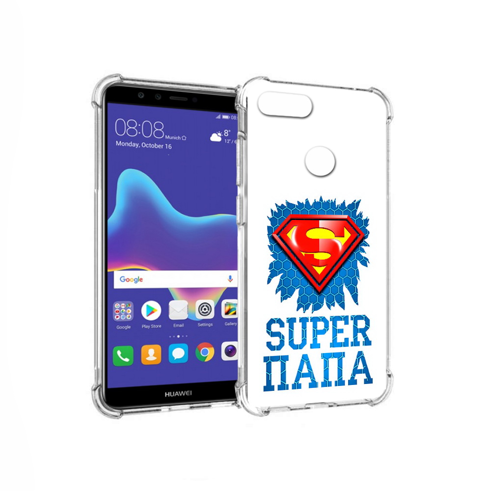 Чехол MyPads Tocco для Huawei Enjoy 8 Plus Супер Папа (PT108787.33.165)