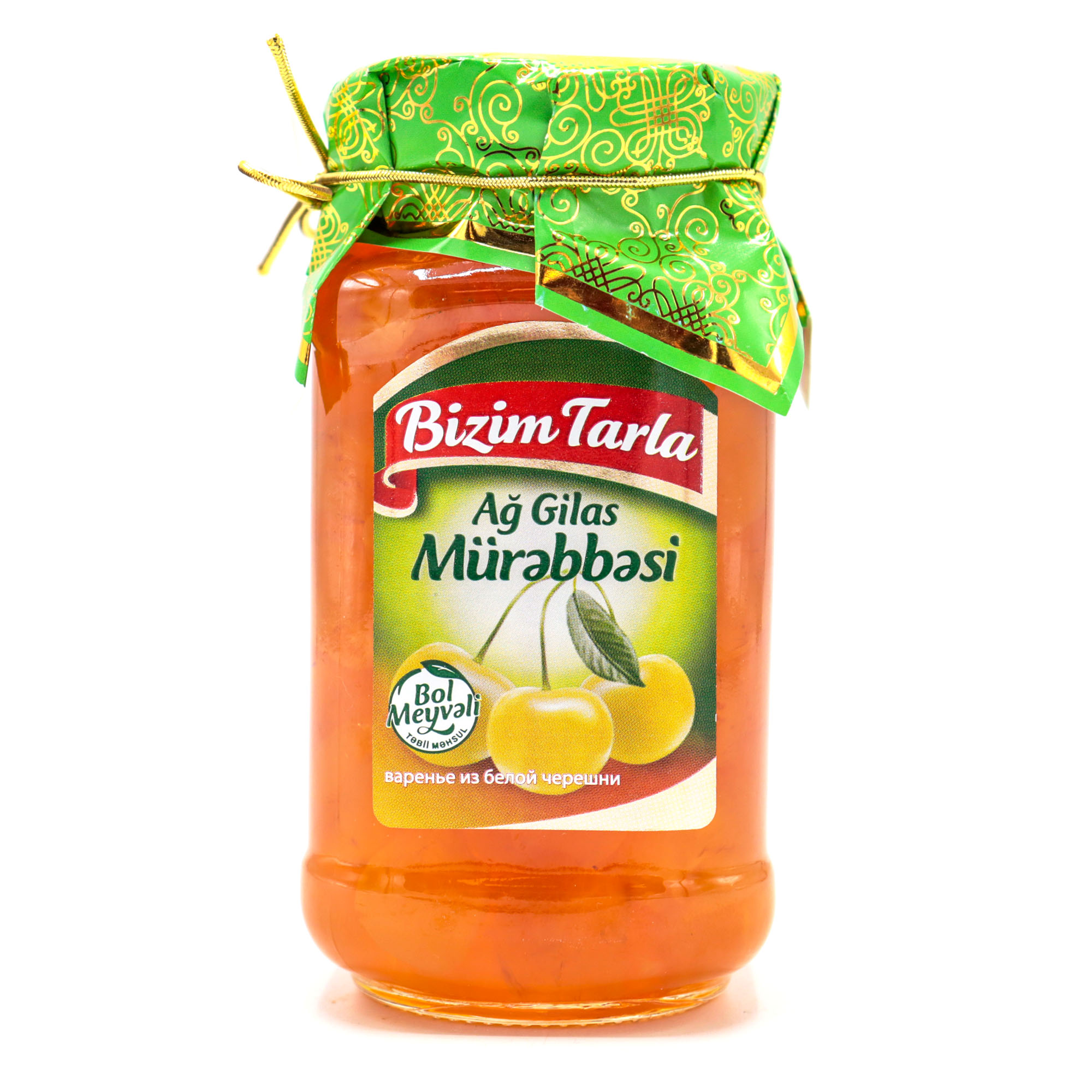 

Варенье Bizim Tarla из белой черешни 400 г
