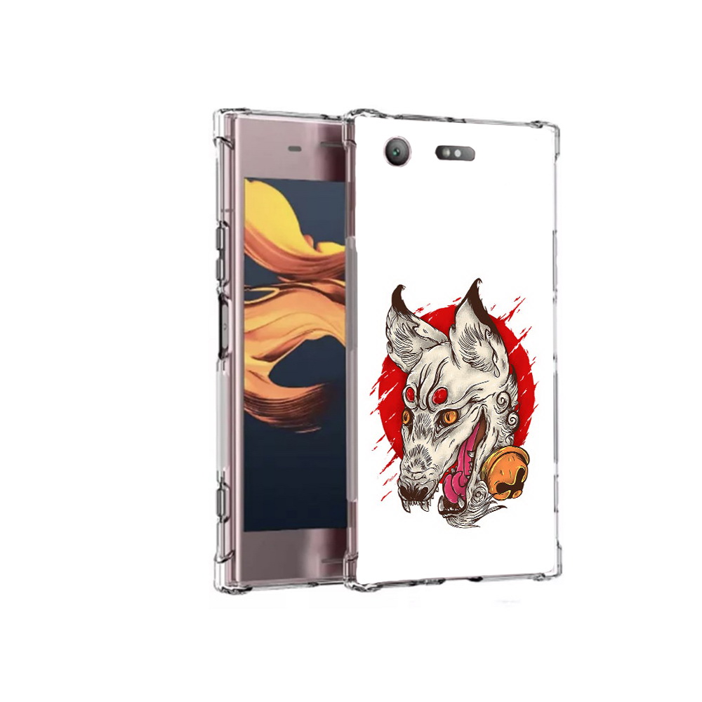 

Чехол MyPads Tocco для Sony Xperia XZ1 Compact страшная собака (PT91855.237.627), Прозрачный, Tocco
