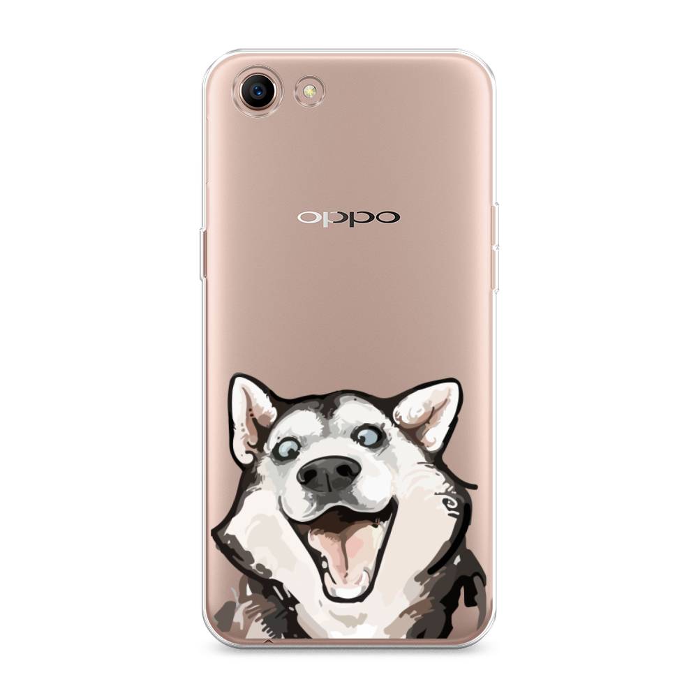 

Чехол Awog на Oppo A83 "Радостный хаски", Разноцветный, 250150-1