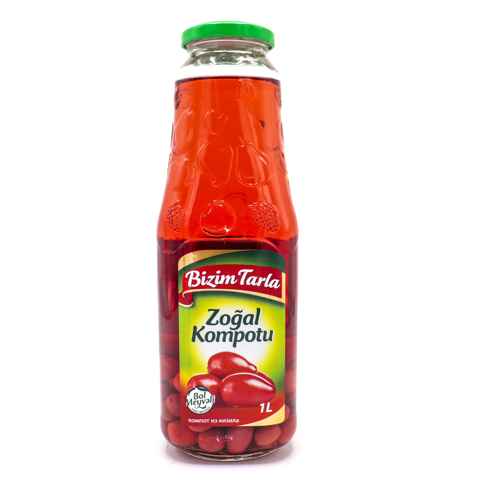 

Компот Bizim Tarla кизил 1 л