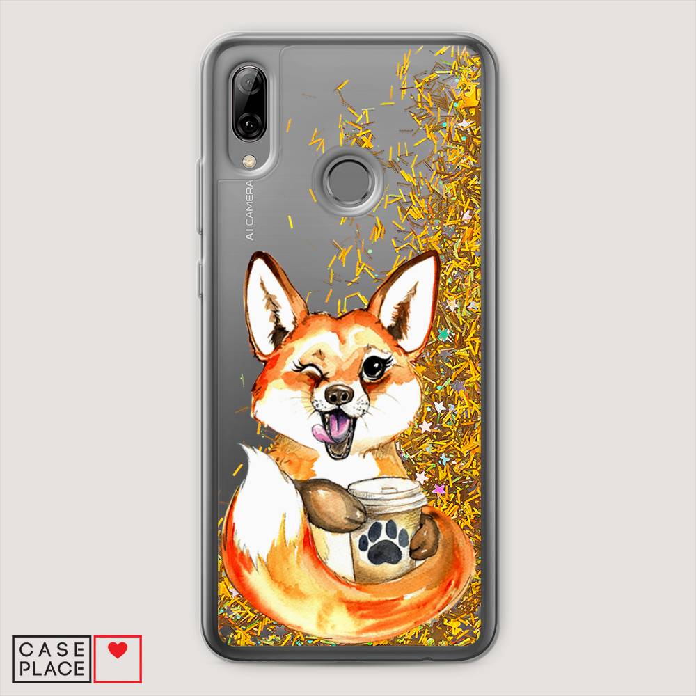 

Чехол Awog на Huawei P Smart 2019 "Подмигивающая лиса с кофе", Оранжевый;белый;коричневый, 67290-1