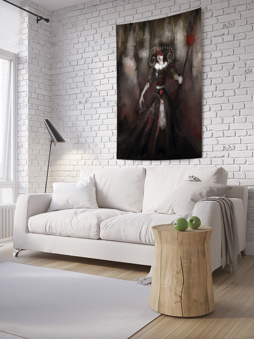 

Вертикальное фотопанно на стену JoyArty Загадочная леди 150x200 см, Загадочная леди