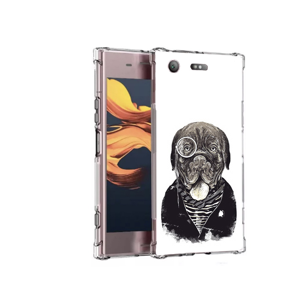

Чехол MyPads Tocco для Sony Xperia XZ1 Compact солидный песик (PT91855.237.615), Прозрачный, Tocco