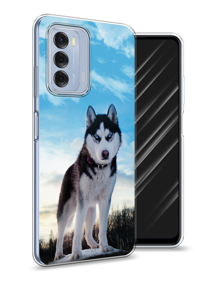 

Чехол Awog на ZTE Blade V40 / ЗТЕ Блэйд V40 "Хаски 3", Разноцветный, 136150-2