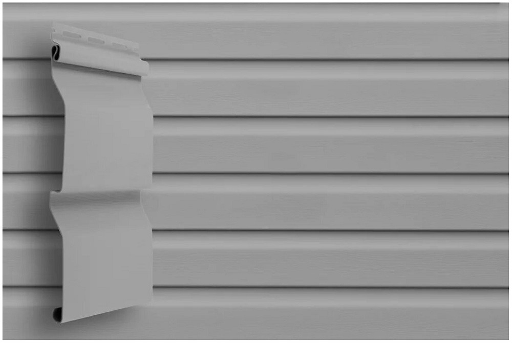 

Сайдинг виниловый Grand Line D4 203 х 3000 мм slim серый