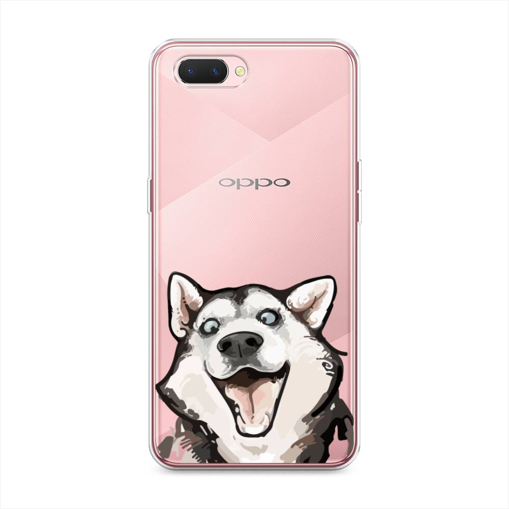 

Чехол Awog на Oppo A3s "Радостный хаски", Разноцветный, 252050-1