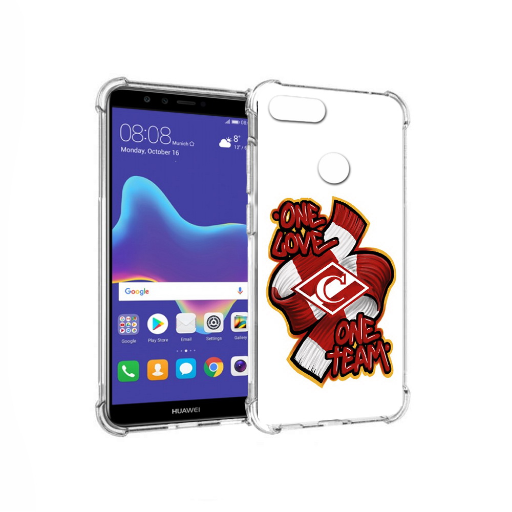 

Чехол MyPads Tocco для Huawei Enjoy 8 Plus Одна любовь-Спартак (PT108787.33.126), Прозрачный, Tocco