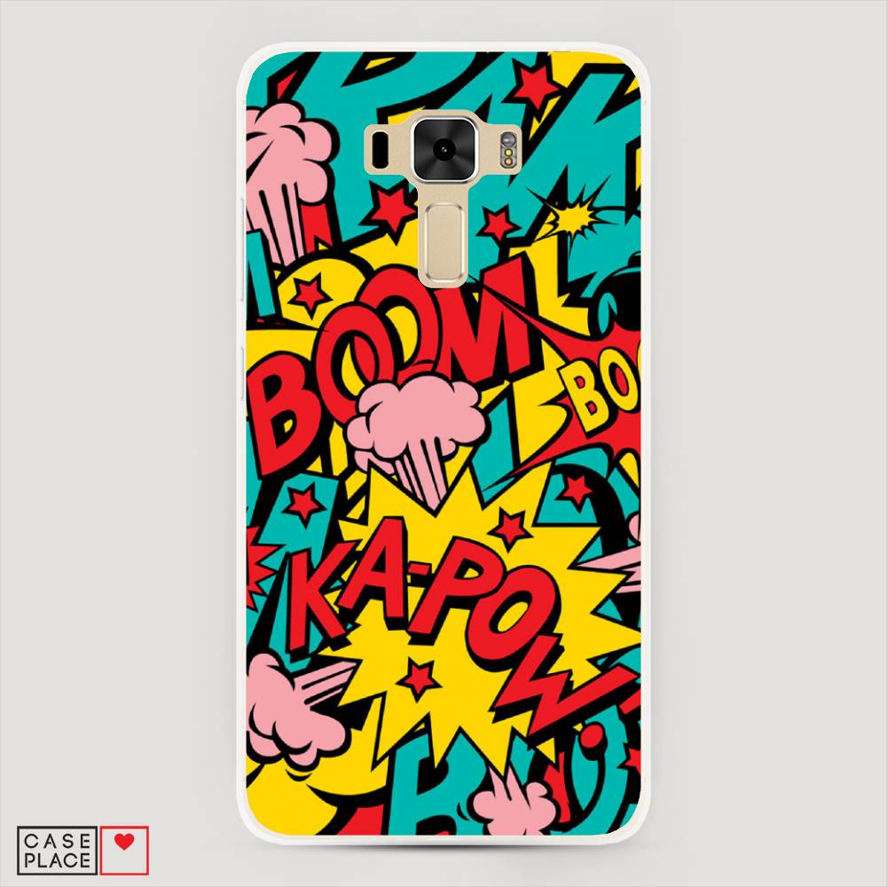 фото Чехол awog "постер pop art" для asus zenfone 3 laser zc551kl