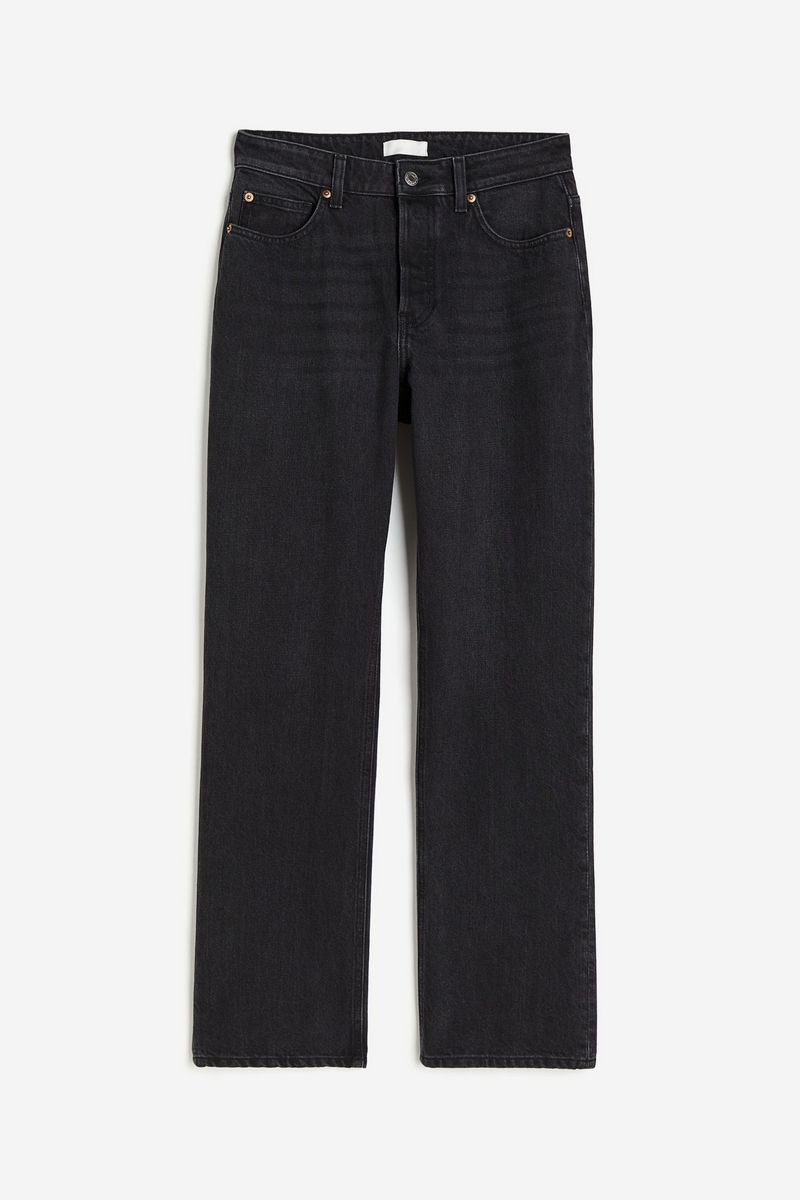

Джинсы женские H&M 1136205 черные 36 EU, Черный, 1136205