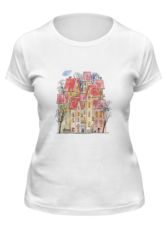 

Футболка женская Printio Let it snow! белая XL, Белый, Let it snow!