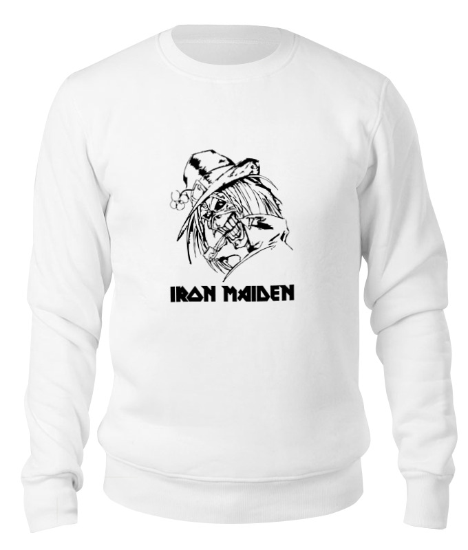 

Свитшот унисекс Printio Iron maiden белый S, Iron maiden