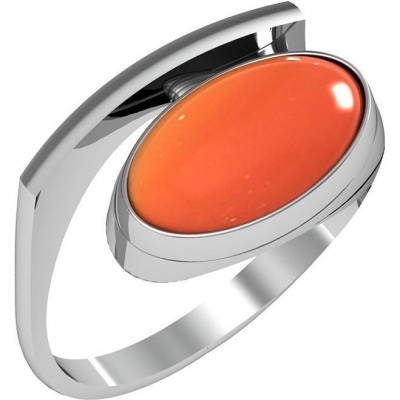 

Кольцо из серебра с сердоликом р. 19 ПРИВОЛЖСКИЙ ЮВЕЛИР 281834-SR, 281834-SR