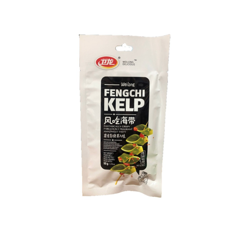 

Морская капуста Weilong Fengchi Kelp остро-пряная, 50 г