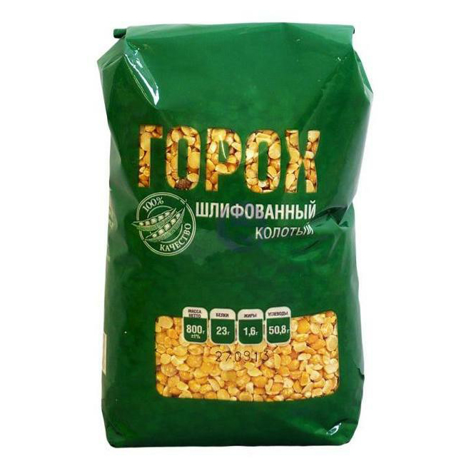 

Горох колотый 800 г