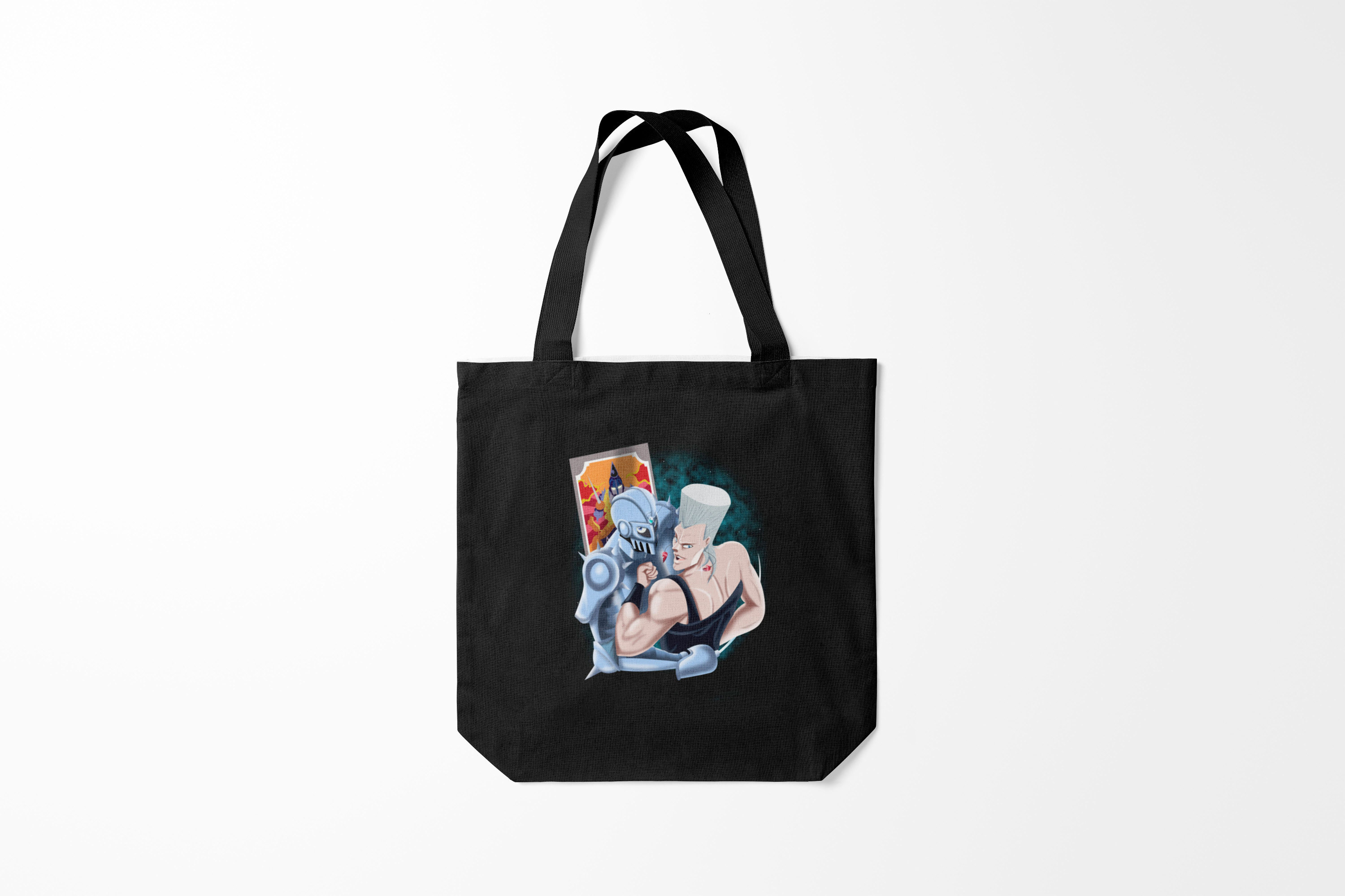 

Сумка шoппер унисекс Burnettie JoJo Bizarre Adventure Приключения ДжоДжо, черный, JoJo Bizarre Adventure Приключения ДжоДжо