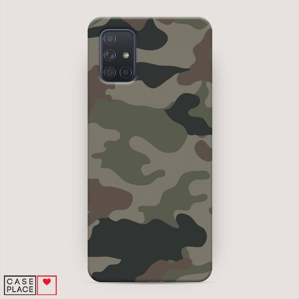 

Пластиковый чехол "Камуфляж 1" на Samsung Galaxy A71, 29020-4