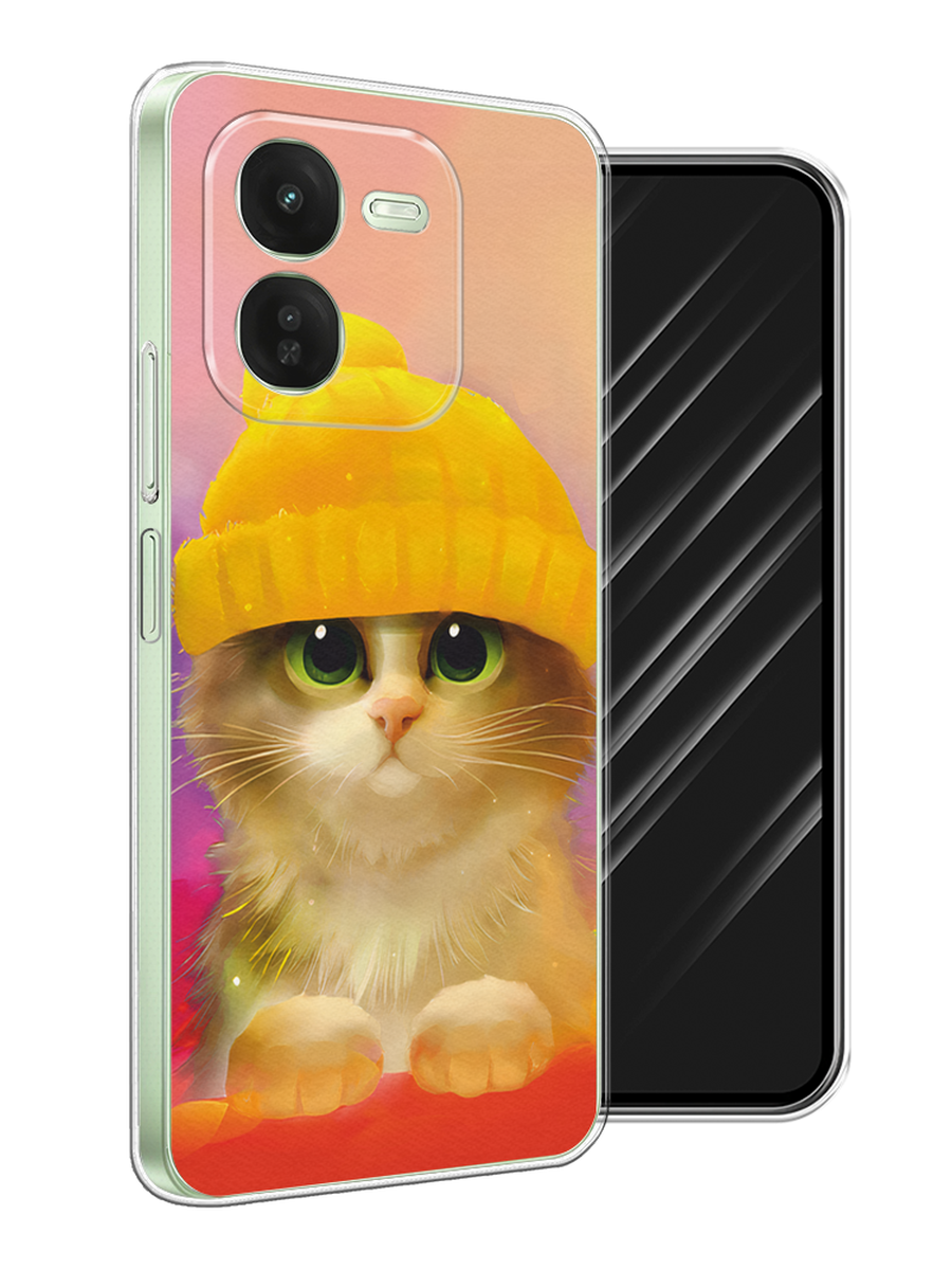 

Чехол Awog на Vivo iQOO Z9X "Котенок в желтой шапке", Желтый, 2612250-1