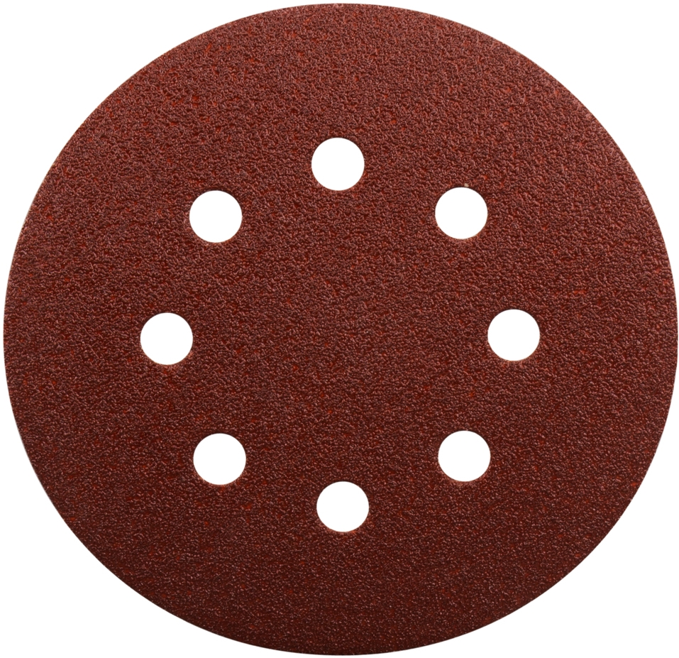 Диск шлифовальный Makita D-54601 8 отверстий, коричневый D150 мм, A80, 10 шт. шлифовальный диск для bp 100 proma