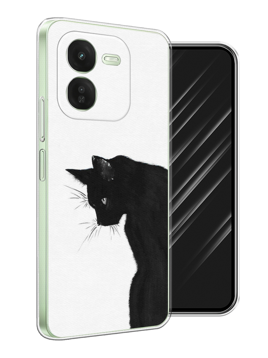 

Чехол Awog на Vivo iQOO Z9X "Black cat", Черный;белый, 2612250-1