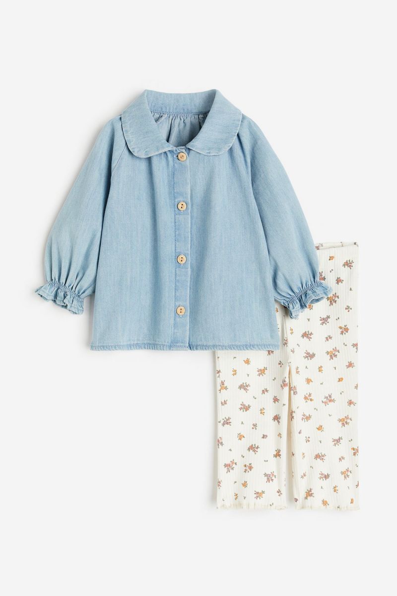 

Костюм повседневный детский H&M 1199514, голубой, 80, 1199514