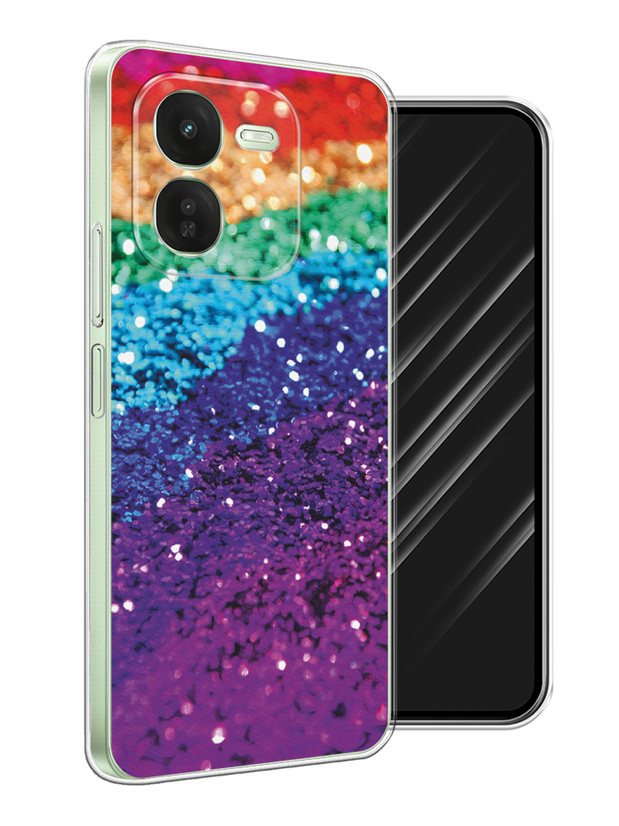 

Чехол Awog на Vivo iQOO Z9X "Блестящая радуга рисунок", Разноцветный, 2612250-1