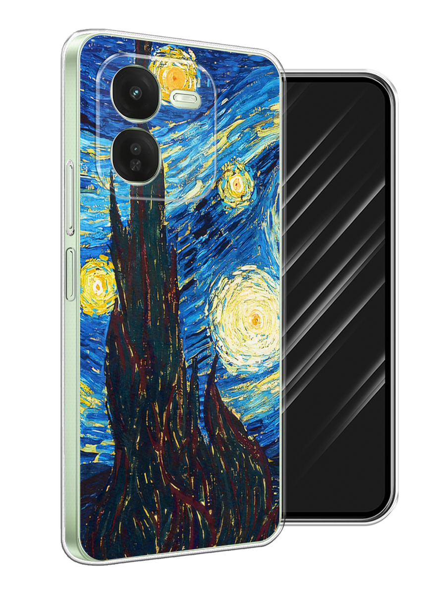 

Чехол Awog на Vivo iQOO Z9X "Ван Гог Звездная ночь", Желтый, 2612250-1