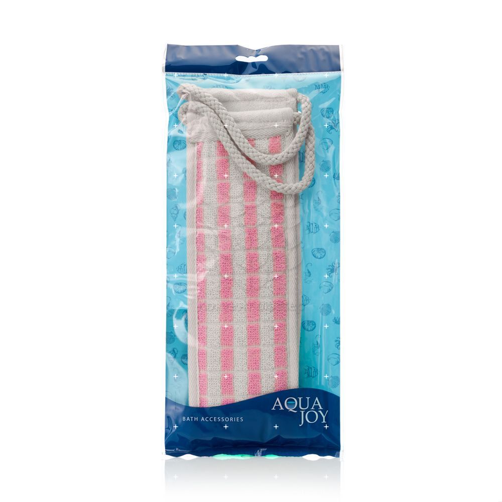 Мочалка-лента для тела Aqua Joy Romantic 57*10см лента атласная горошек 25 мм х 5 5 м розовый