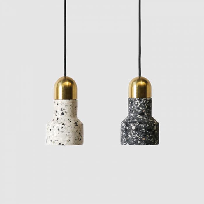 

светильник подвесной NoBrand Terrazzo bell, белый, TERRAZZO-WT