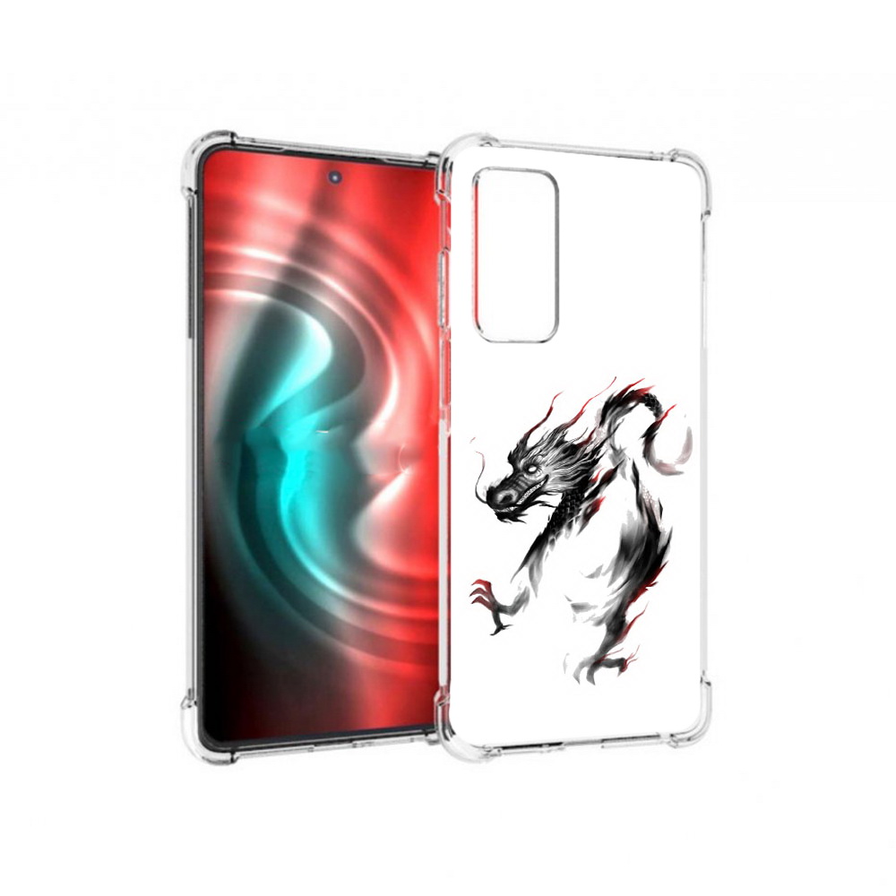 

Чехол MyPads Tocco для Motorola 20 черный дракон (PT227072.363.690), Прозрачный, Tocco