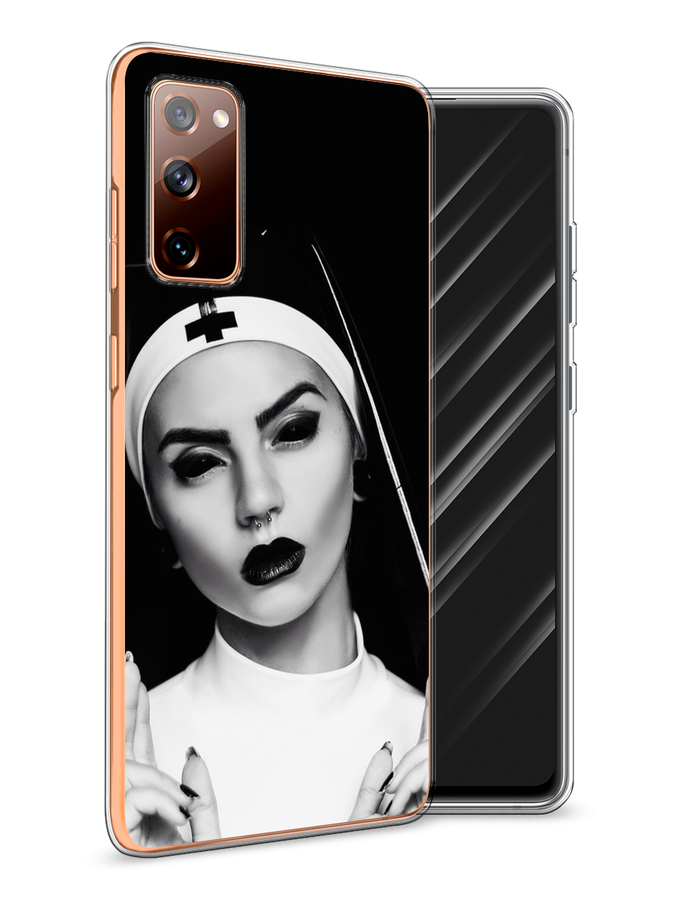 

Чехол Awog на Samsung Galaxy S20 FE / Самсунг S20 FE "Черная монашка", Разноцветный, 2101350-9
