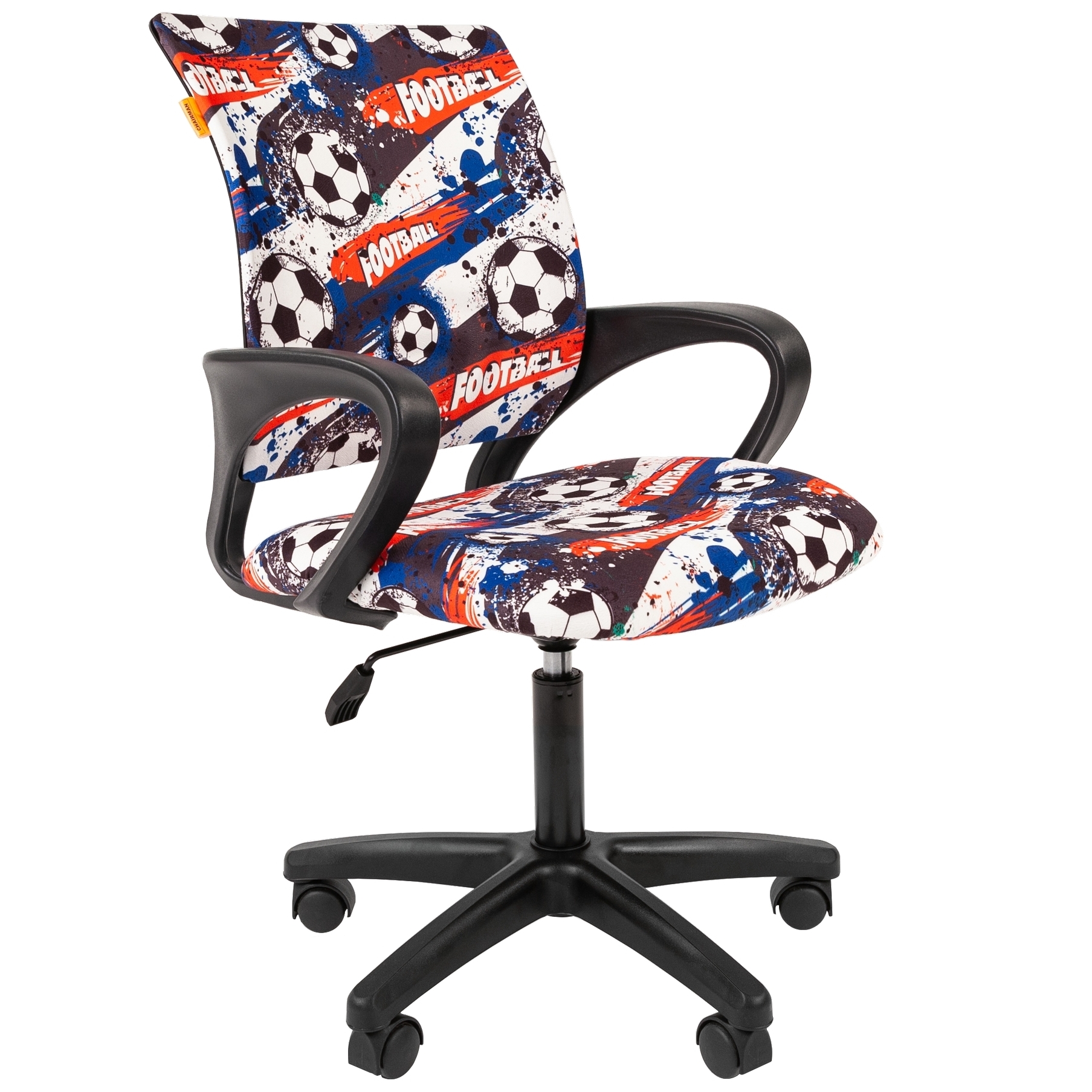 

Детское компьютерное кресло Chairman Kids 103LT black ткань футбол, Разноцветный, Kids 103LT