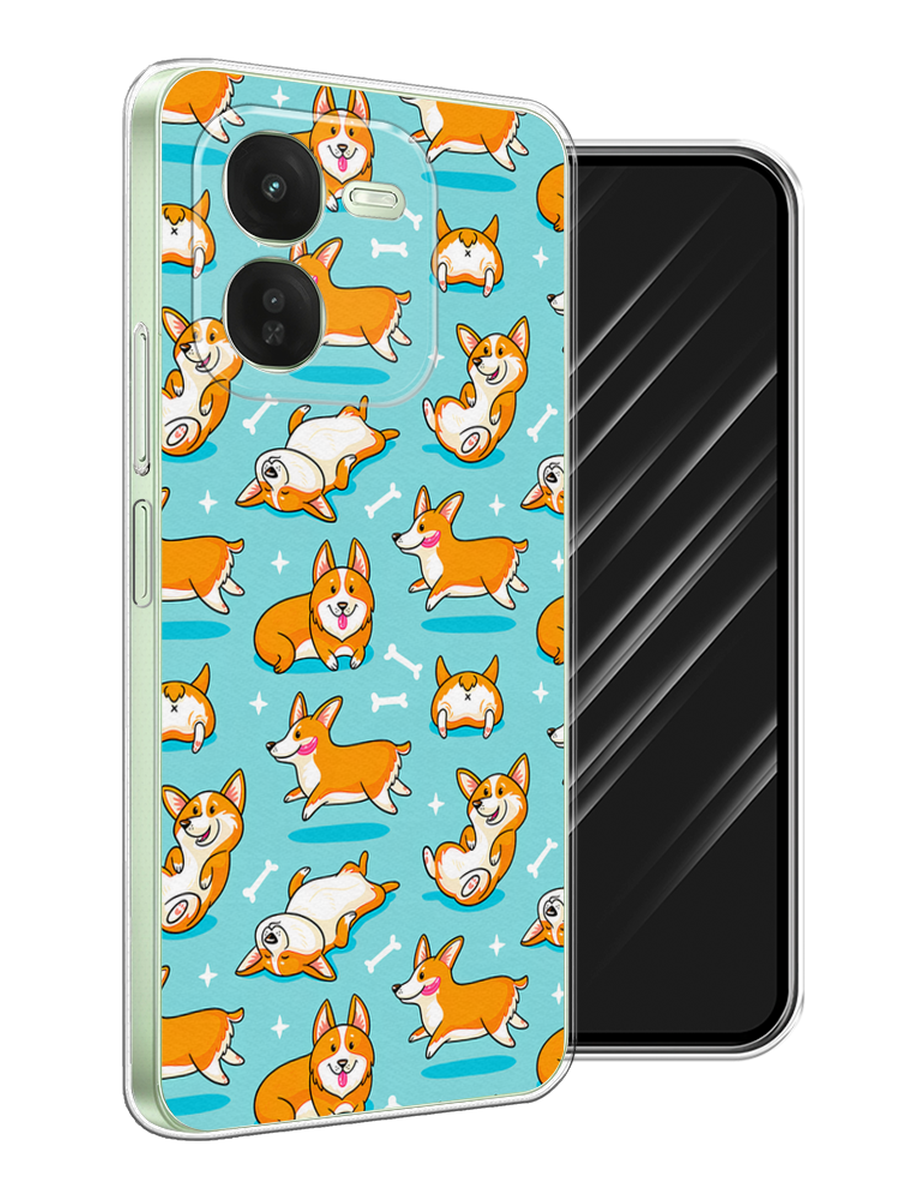 

Чехол Awog на Vivo iQOO Z9X "Веселые корги", Коричневый, 2612250-1