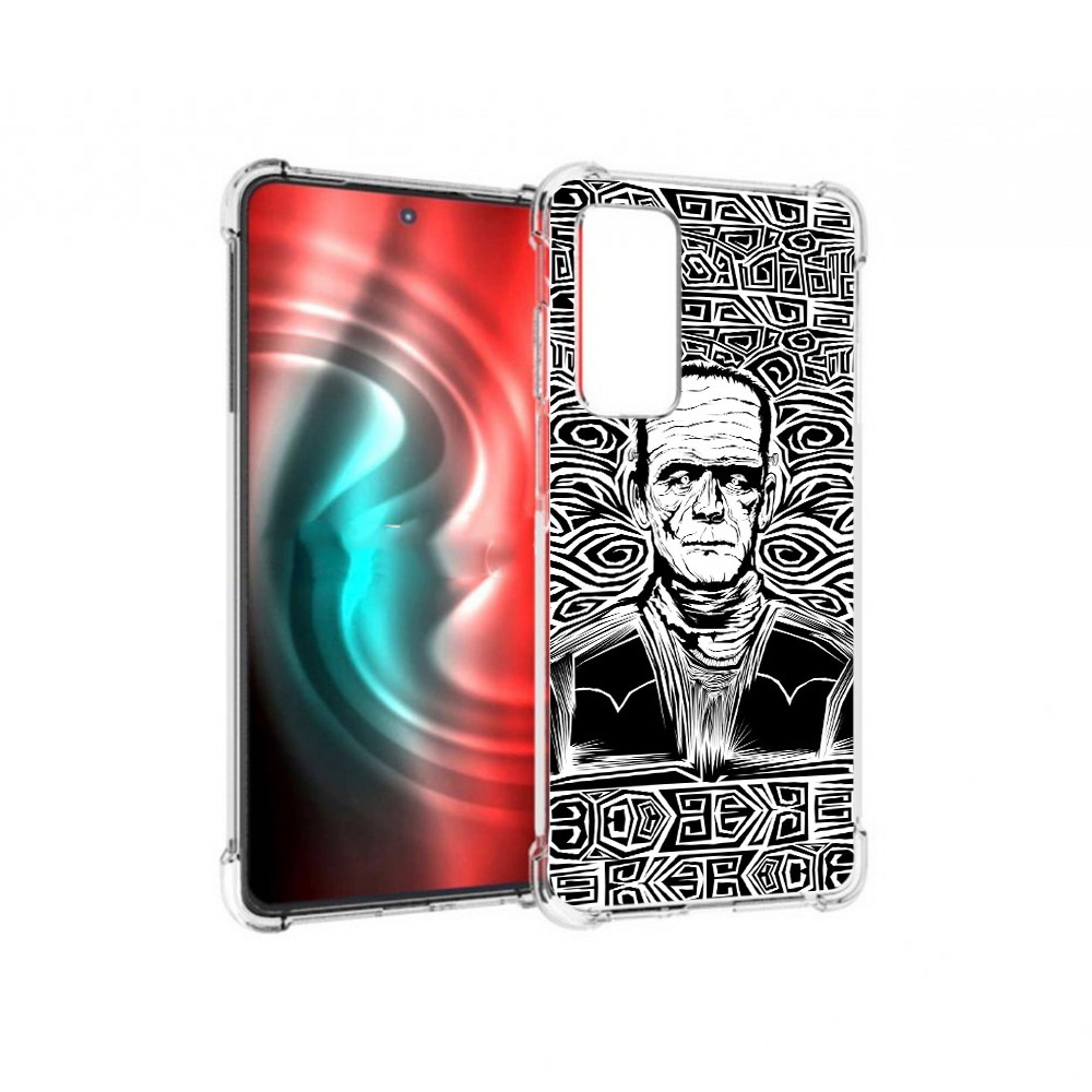 

Чехол MyPads Tocco для Motorola 20 франкенштейн черно белый (PT227072.363.661), Прозрачный, Tocco