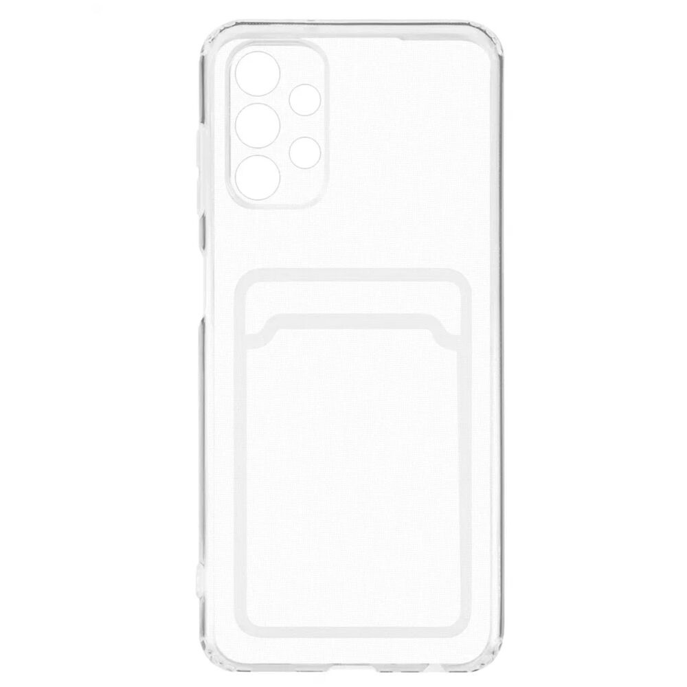 фото Чехол для samsung galaxy a73 5g (sm-a736) zibelino silicone card holder прозрачный