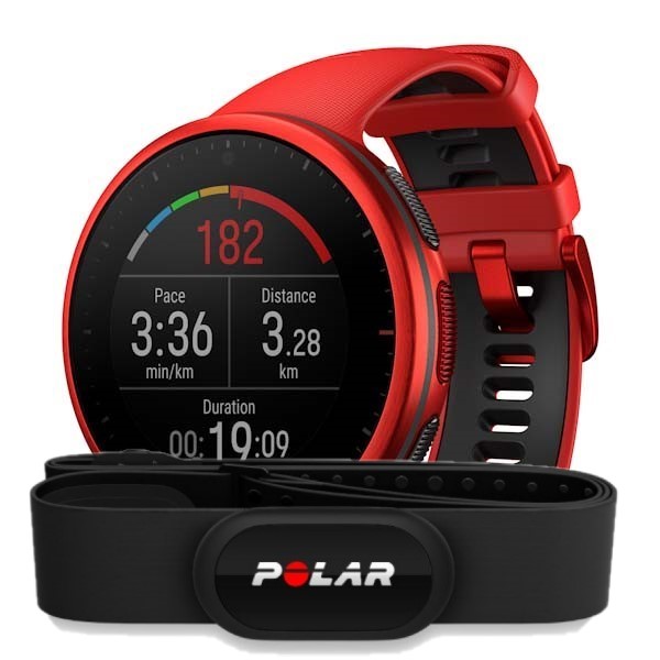 фото Умные спортивные часы polar vantage v2 red hr