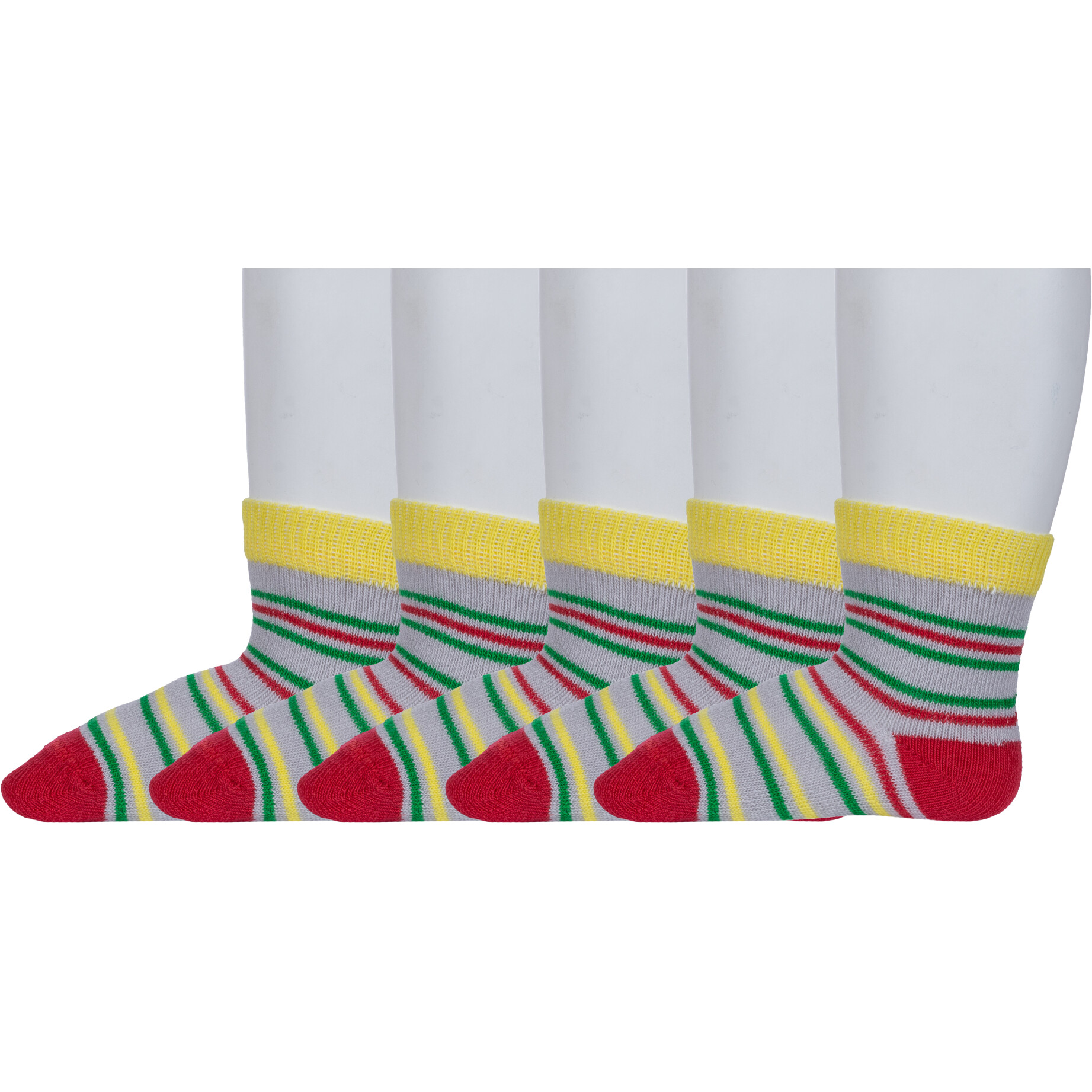 Носки детские Борисоглебский трикотаж 5-8С1000-К, серые, 10 носки унисекс серые с рисунком в виде поперечной полоски