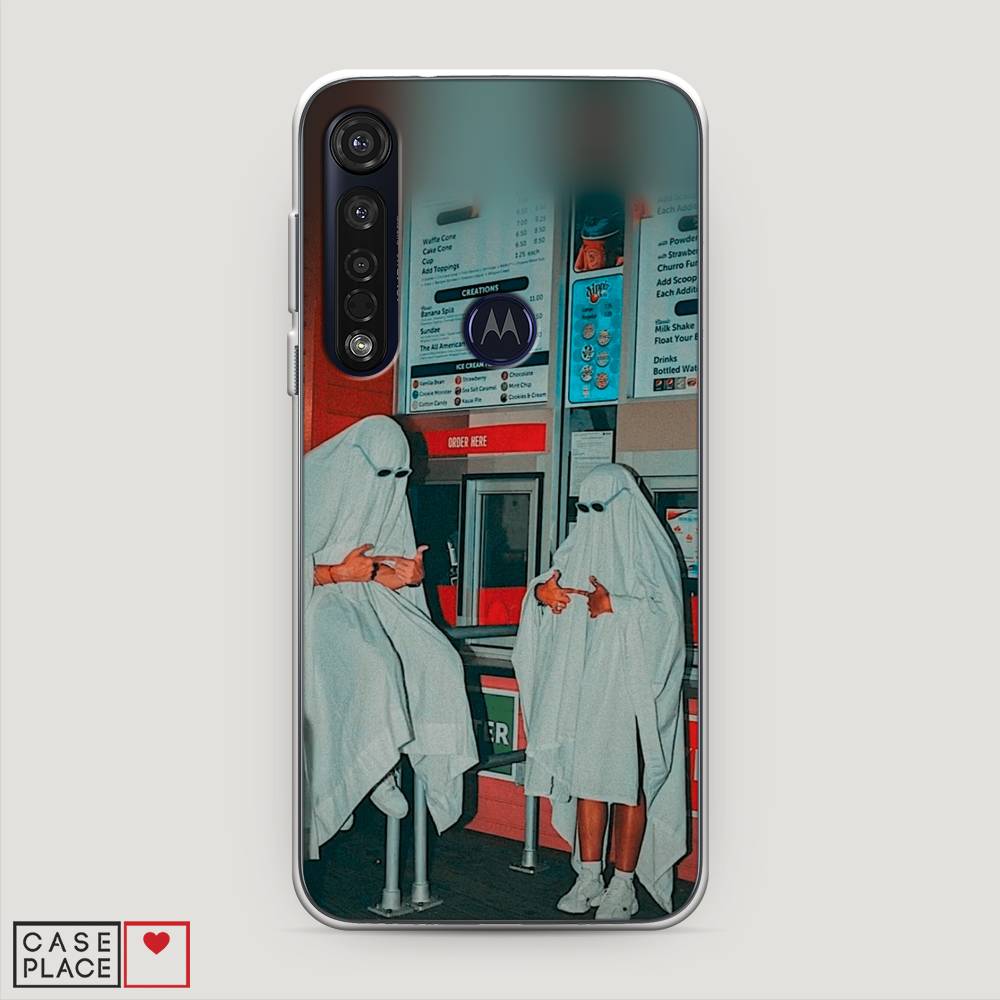 

Чехол Awog на Motorola Moto G8 Plus / Моторола Мото G8 Plus "Chillin Killin", Разноцветный, 241450-9