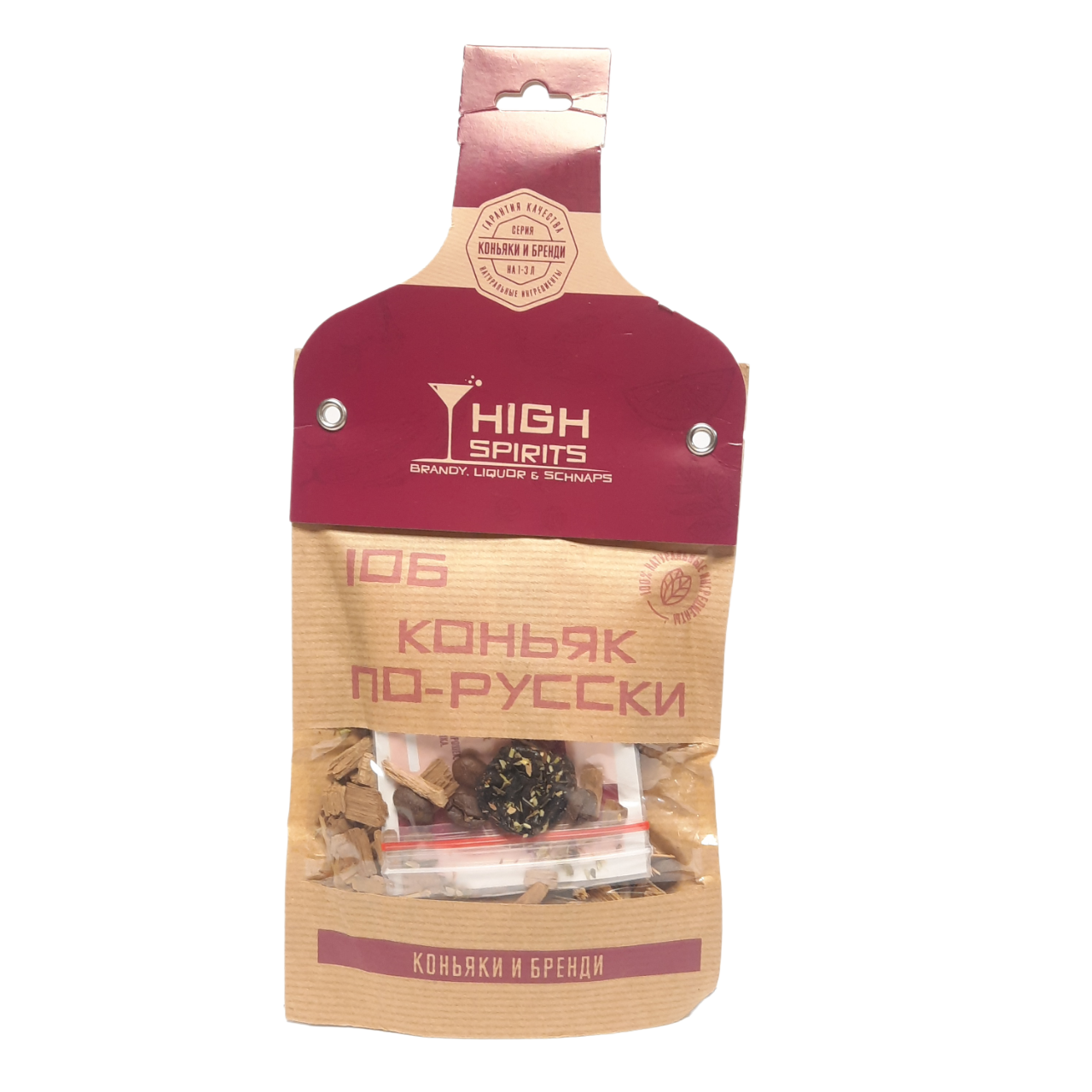 

Набор трав и специй Premium High Spirits № 112 Коньяк изюминка, 50 г, Изюминка