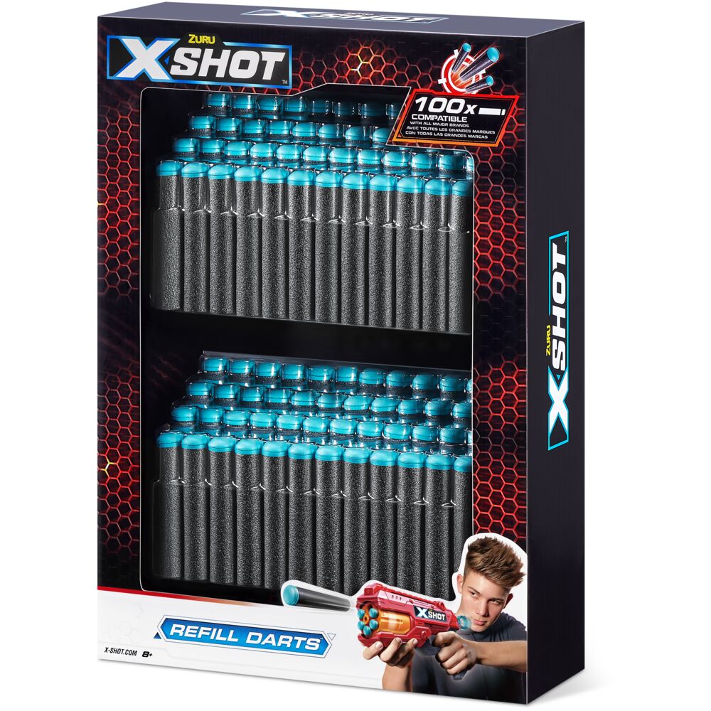 Игровой набор для стрельбы ZURU патроны X-Shot 100 шт., черный, 5639(игрушка) набор подарочный 3в1 ручка нож швейцарский брелок патроны