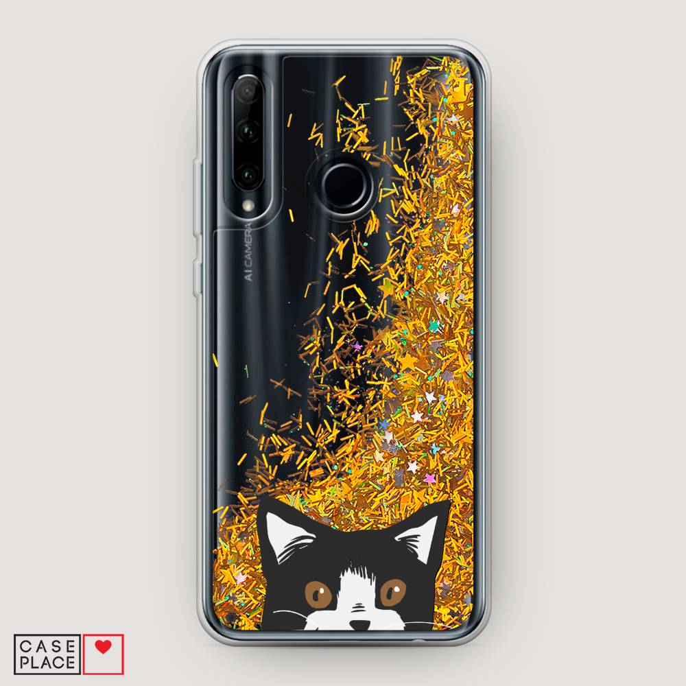 

Чехол Awog "Подглядывающий кот" для Honor 10i, 68890-1