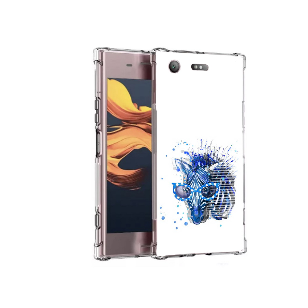 

Чехол MyPads Tocco для Sony Xperia XZ1 Compact расплывчатая зебра (PT91855.237.577), Прозрачный, Tocco