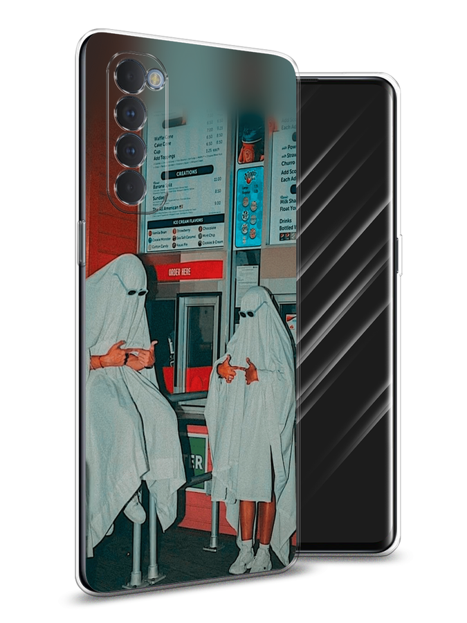

Чехол Awog на Oppo Reno 4 Pro "Chillin Killin", Разноцветный, 258950-9