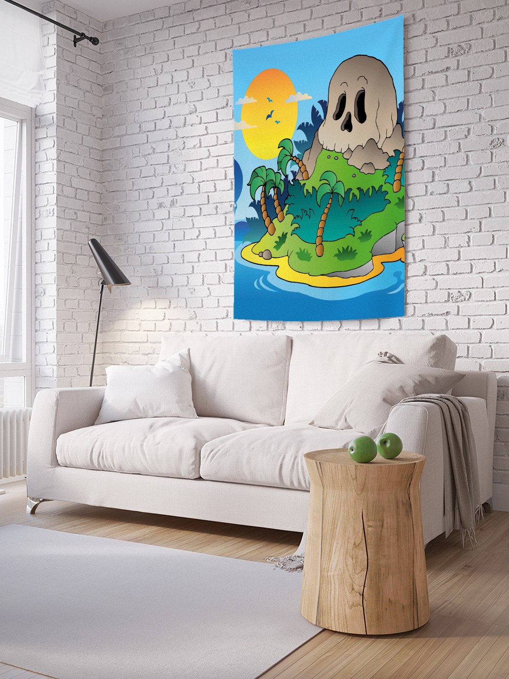 

Вертикальное фотопанно на стену JoyArty Пиратский остров 150x200 см, Пиратский остров