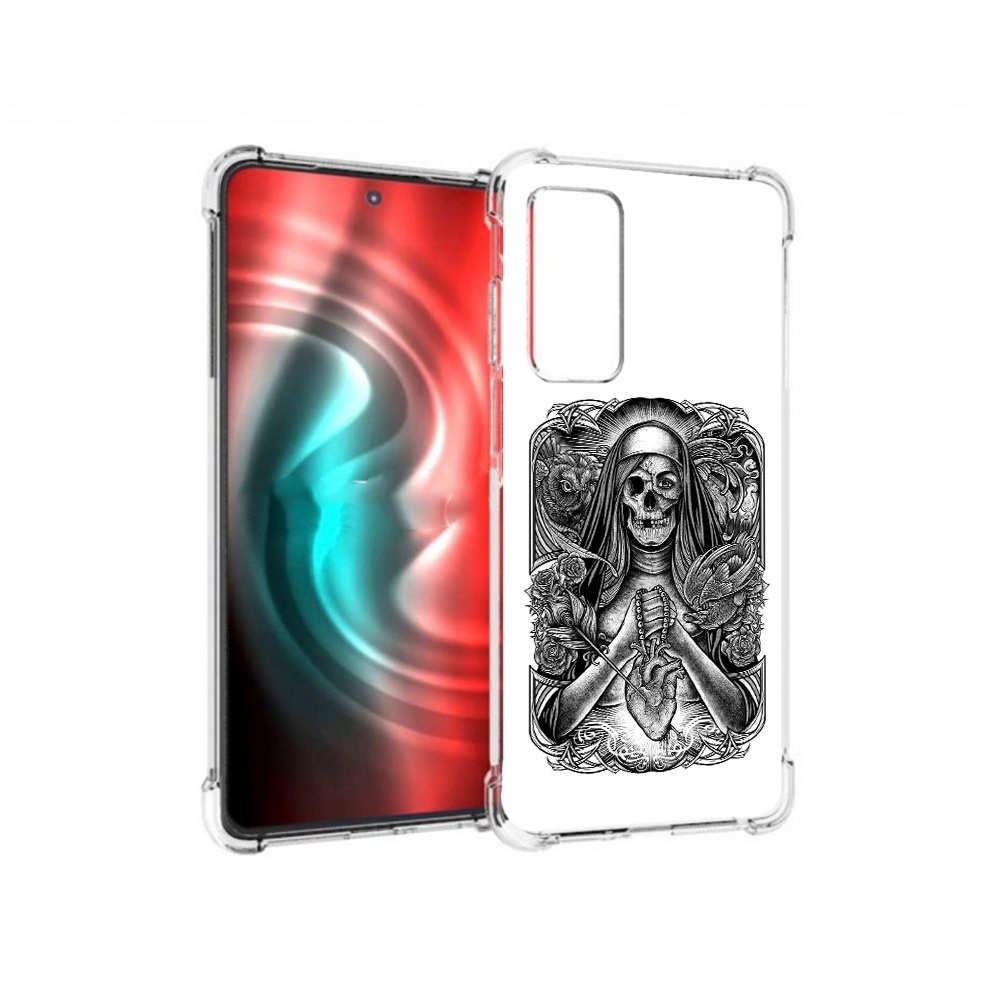 

Чехол MyPads Tocco для Motorola 20 скелет с сердцем (PT227072.363.603), Прозрачный, Tocco