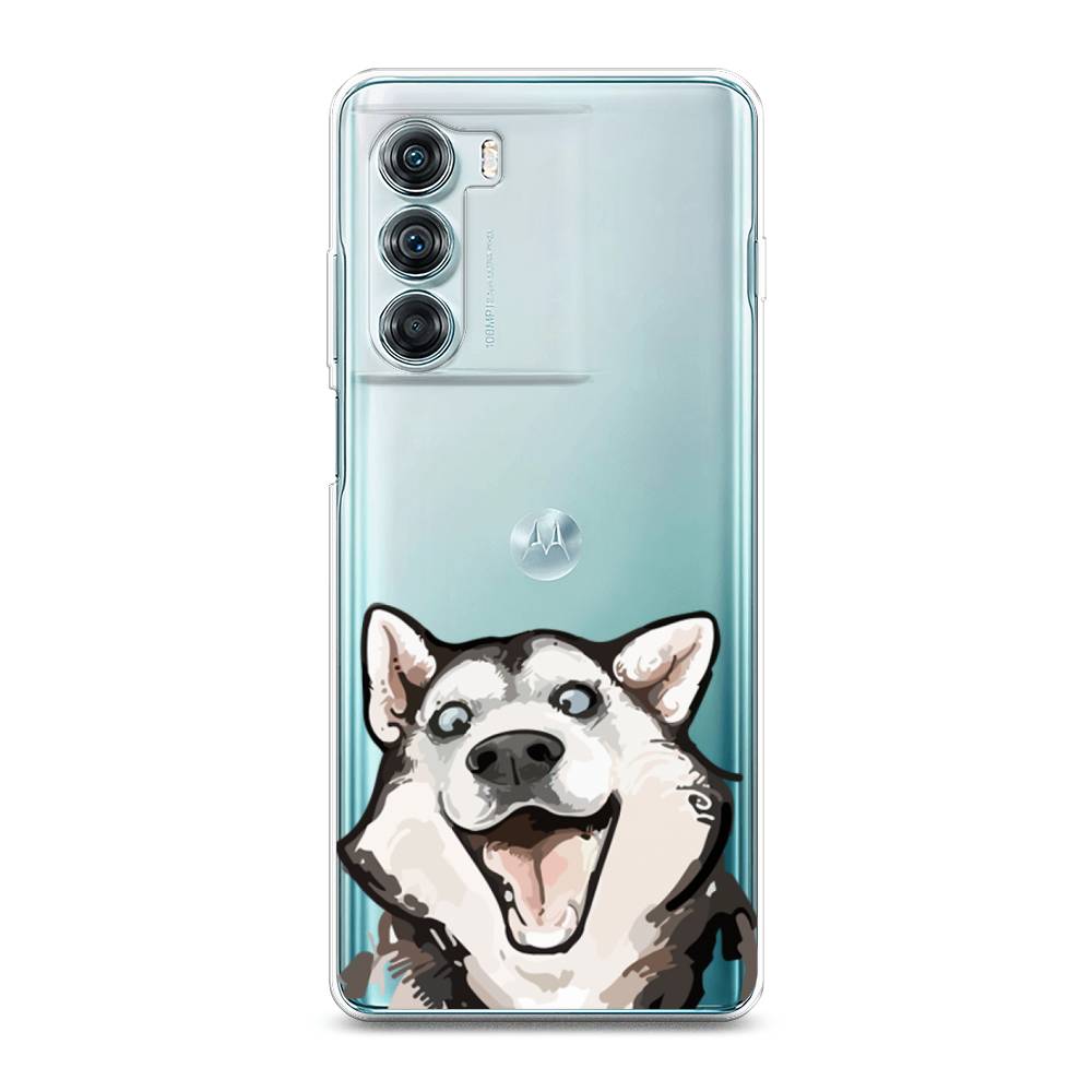

Чехол Awog на Motorola Moto Edge S30 "Радостный хаски", Разноцветный, 243050-1