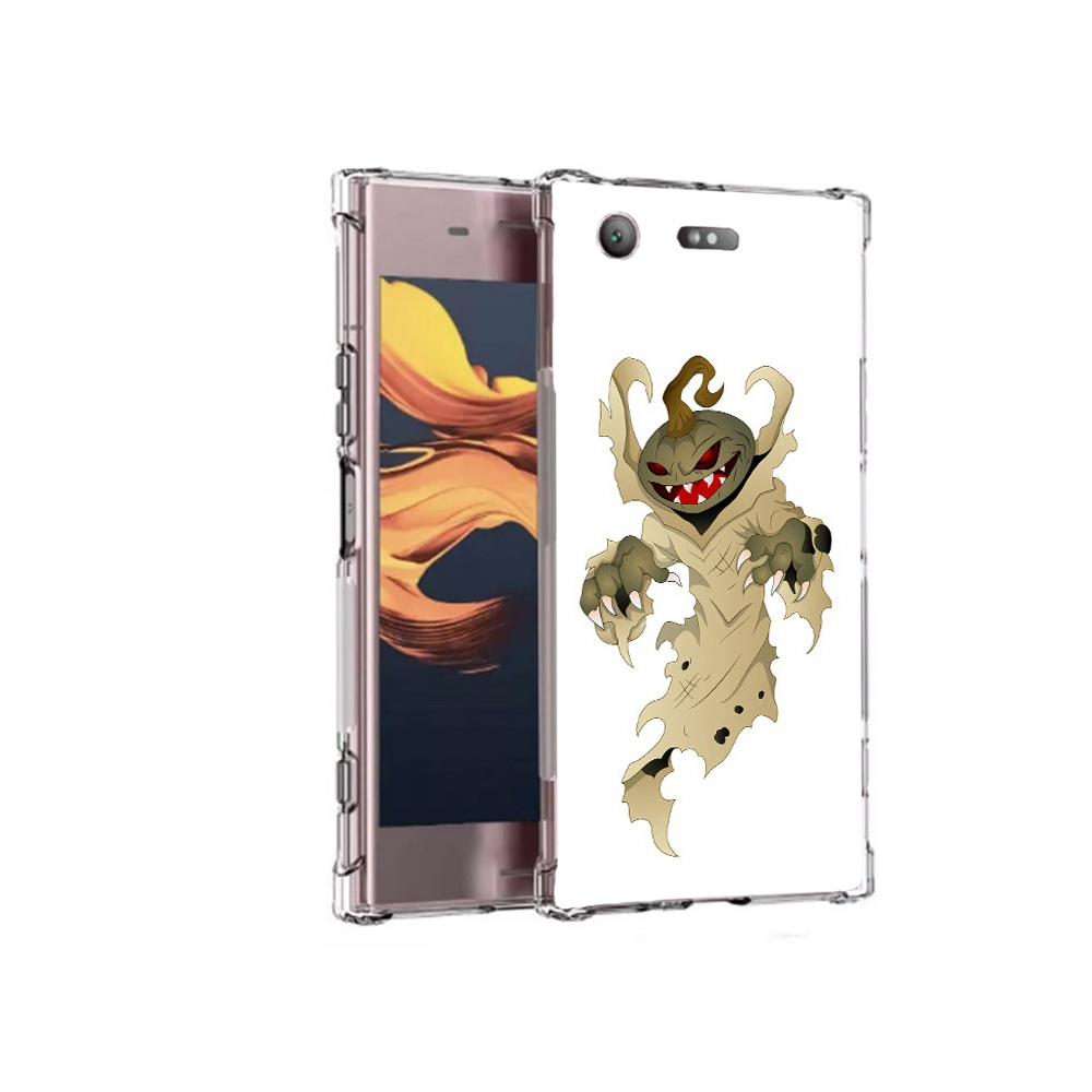 

Чехол MyPads Tocco для Sony Xperia XZ1 Compact призрак хэллоуина (PT91855.237.555), Прозрачный, Tocco